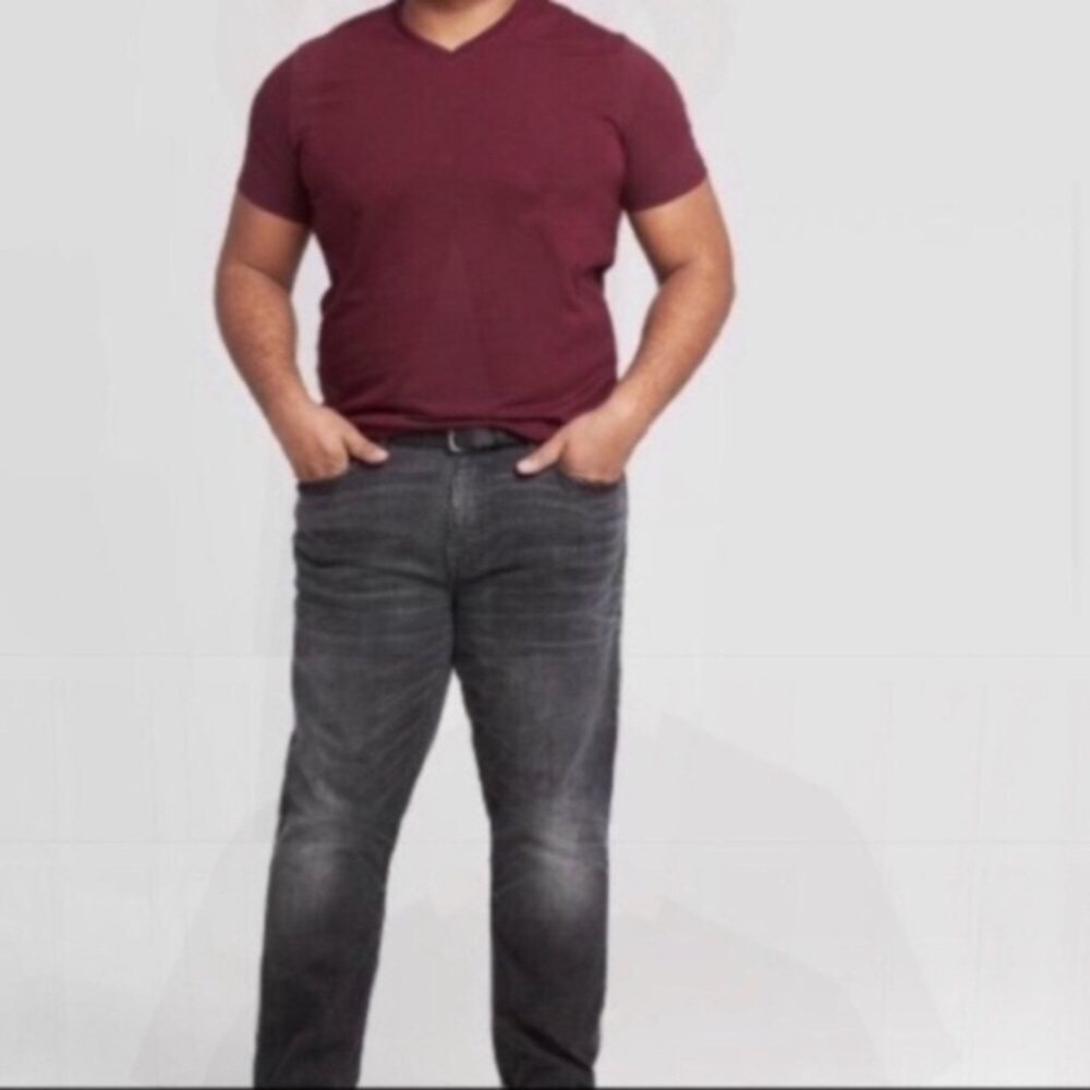 Goodfellow Maroon Tee - Picture 6 of 6